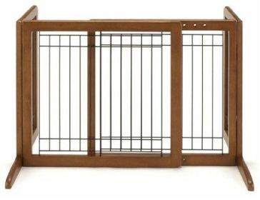 Bay Isle Freestanding Pet Gate - Tall (size: small)