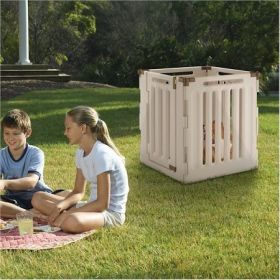 Convertible Indoor Outdoor Panel Pet Playpen (size: 4 Panel)